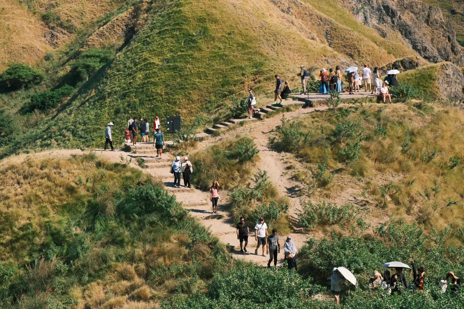 科莫多國家公園帕達爾島 (Padar Island) 健行步道
